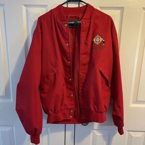 Vintage Jacket Poarch Creek Indian Tribe Alabama Large Unisex Native American